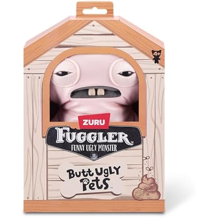 Fuggler Butt Ugly Pets 9-inch Series 1 by ZURU. Funny Ugly Monster Plush Toy (Uncladimir Tootin Cat. Reek-o Cat) - Image 2