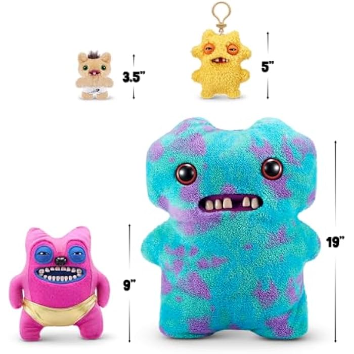 Fuggler Gold Fuggs by ZURU Funny Ugly Monster. Plush. Collectible. Toy (Greedy Grinner - Pants) - Image 3