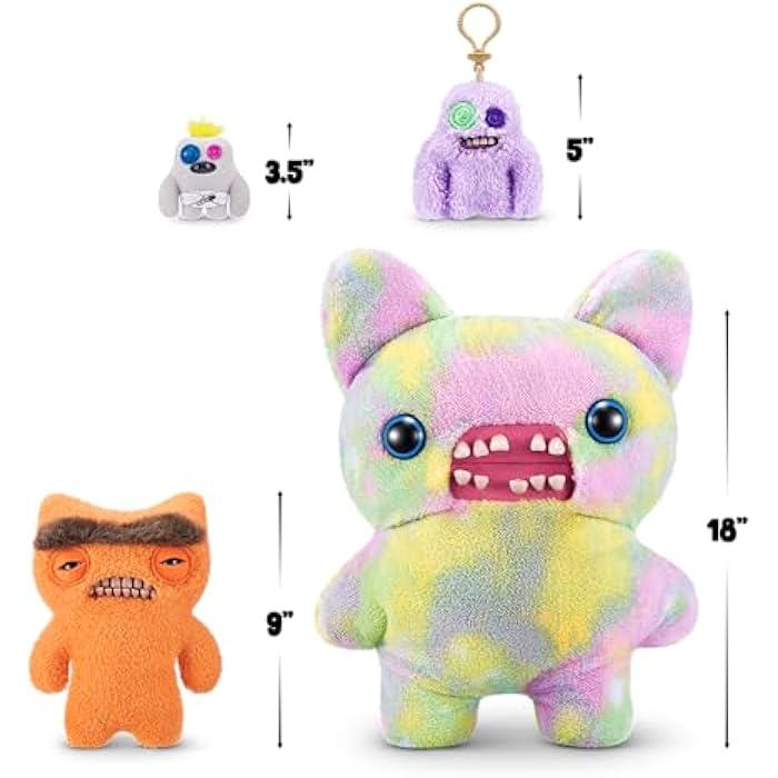 Fuggler Hairy Fuggs 9-inch Series 1 by ZURU. Funny Ugly Monster Plush Toy - Image 4
