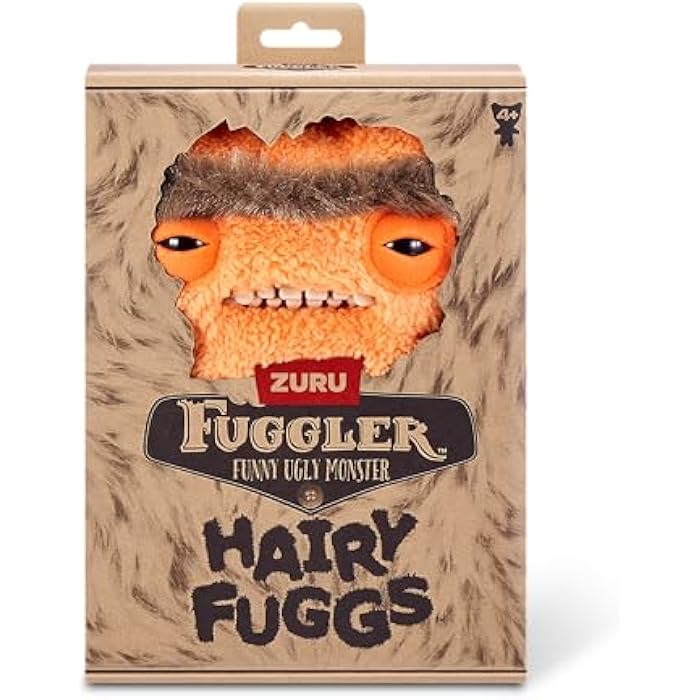 Fuggler Hairy Fuggs 9-inch Series 1 by ZURU. Funny Ugly Monster Plush Toy - Image 2