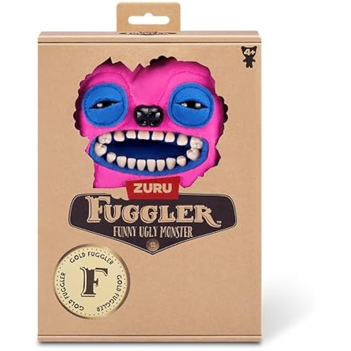 Fuggler Gold Fuggs by ZURU Funny Ugly Monster. Plush. Collectible. Toy (Greedy Grinner - Pants) - Image 2