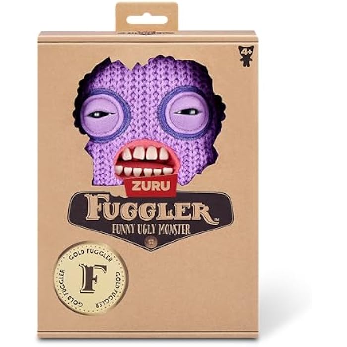 Fuggler Gold Fuggs by ZURU Funny Ugly Monster. Plush. Collectible. Toy (Mr Needles - Pants) - Image 2