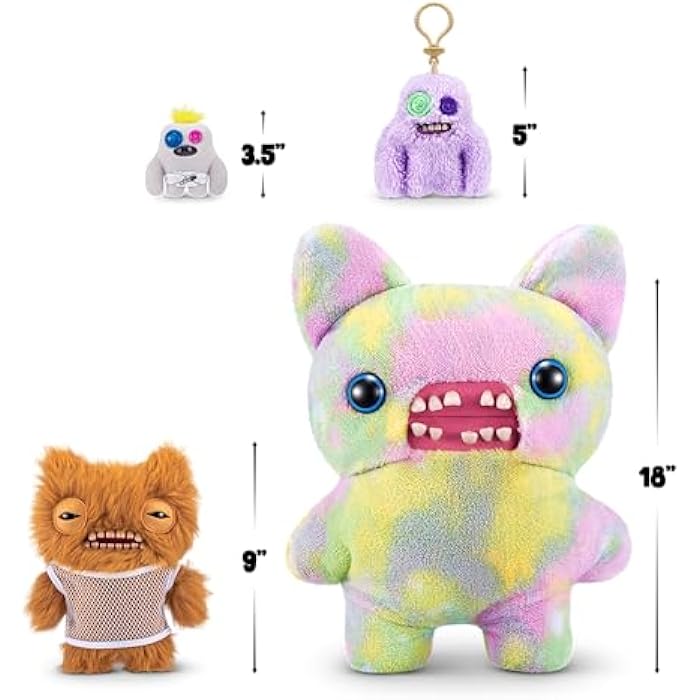Fuggler Vacay Vibes by ZURU. Funny Ugly Monster. Plush. Collectible. Toy (Munch Munch - Ginger) - Image 3