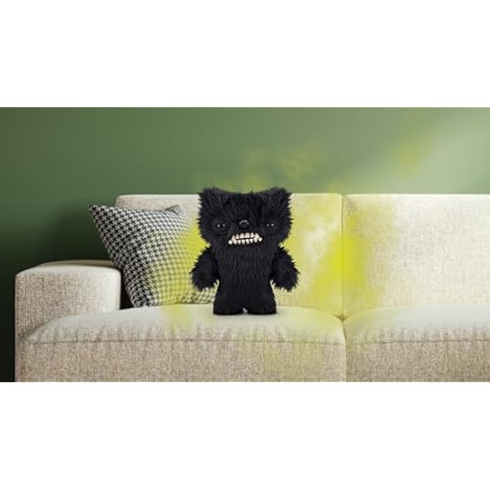 Fuggler Fart Face 9-inch Assortment Series 1 (Munch Munch ?C Black Long) by ZURU. Funny Ugly Monster Plush Toy - Image 5