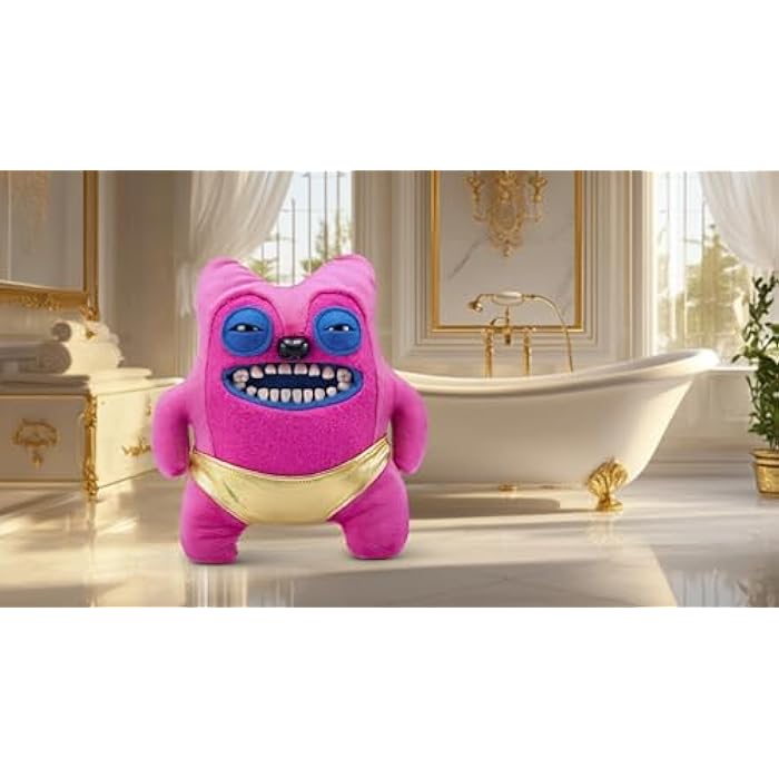 Fuggler Gold Fuggs by ZURU Funny Ugly Monster. Plush. Collectible. Toy (Greedy Grinner - Pants) - Image 6