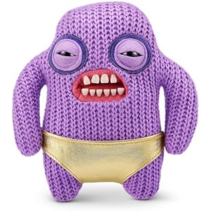 Fuggler Gold Fuggs by ZURU Funny Ugly Monster. Plush. Collectible. Toy (Mr Needles - Pants)