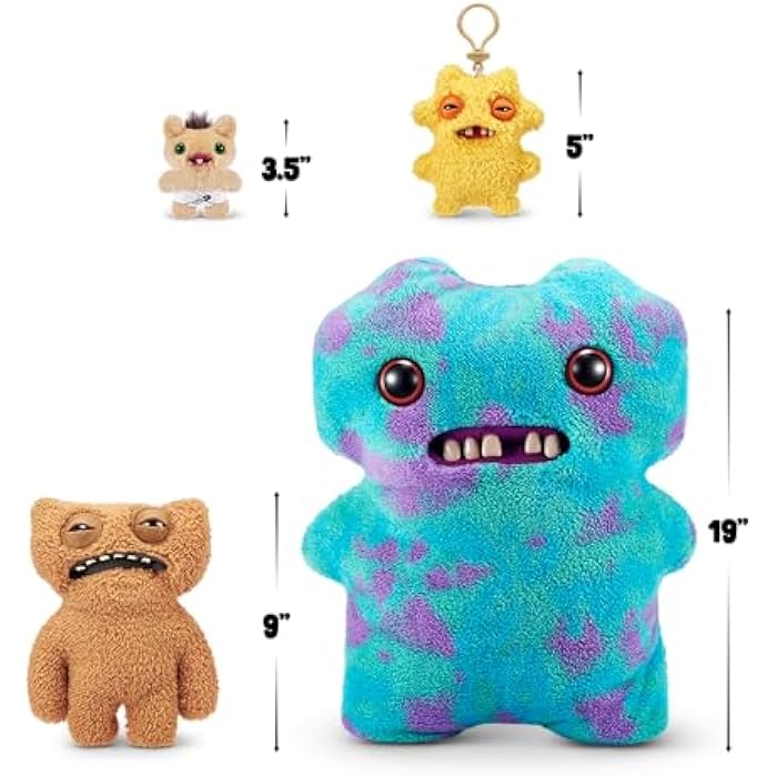 Fuggler Gold Fuggs by ZURU Funny Ugly Monster. Plush. Collectible. Toy (Gnawing Terror - Teeth) - Image 3