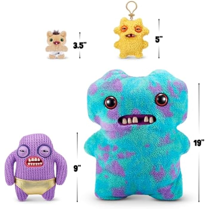 Fuggler Gold Fuggs by ZURU Funny Ugly Monster. Plush. Collectible. Toy (Mr Needles - Pants) - Image 3