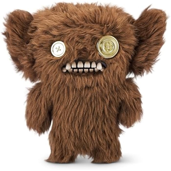 Fuggler Gold Fuggs by ZURU Funny Ugly Monster. Plush. Collectible. Toy (Grumpy Grumps - Eyes)