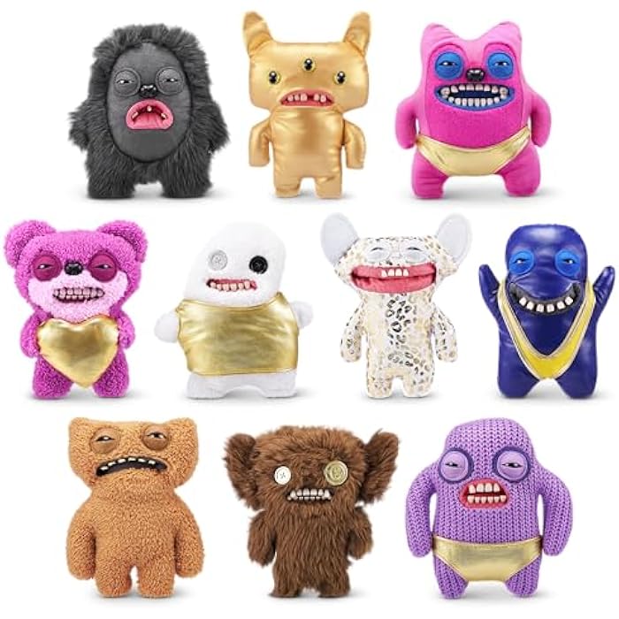 Fuggler Gold Fuggs by ZURU Funny Ugly Monster. Plush. Collectible. Toy (Mr Needles - Pants) - Image 4